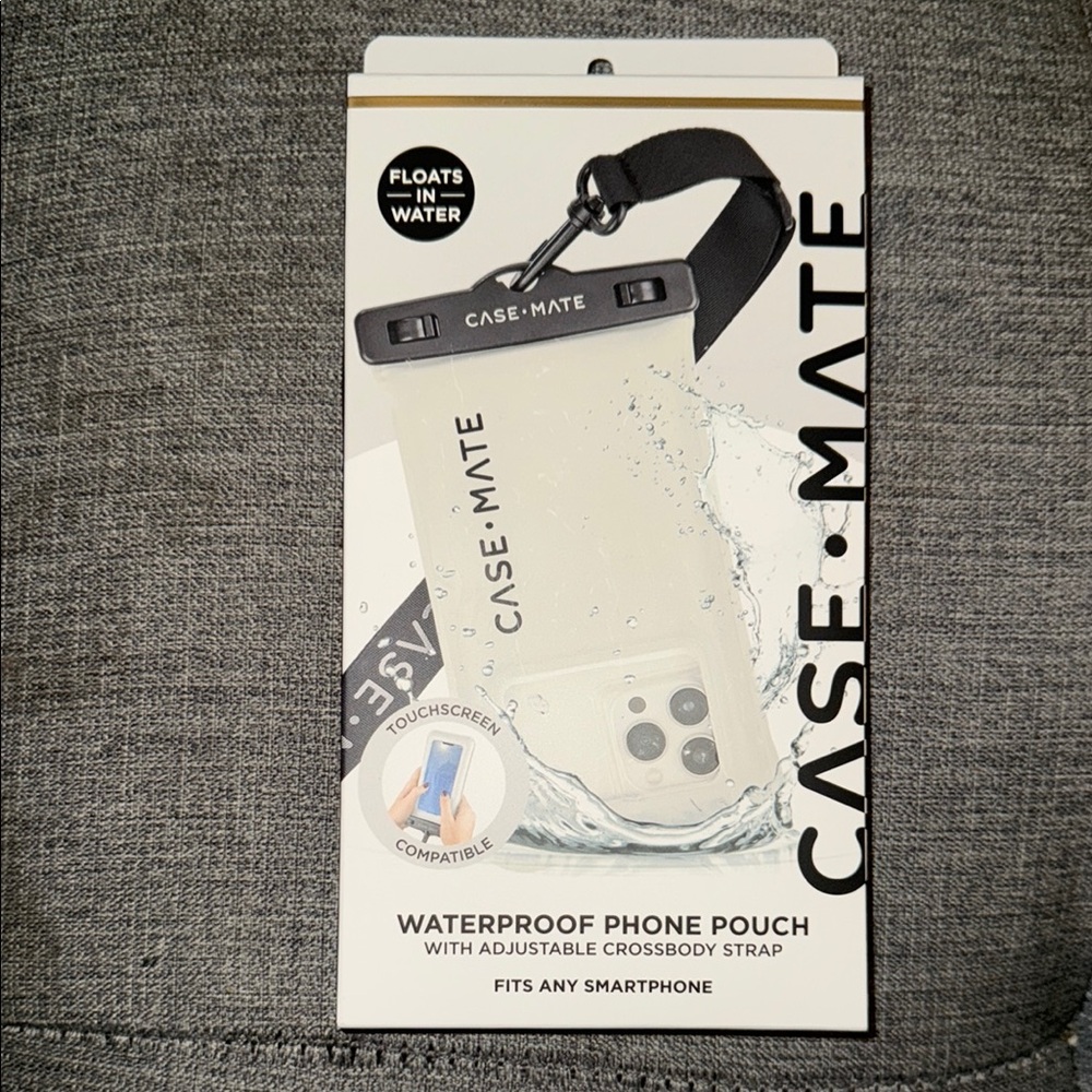 Case-Mate Waterproof Phone Pouch - Black